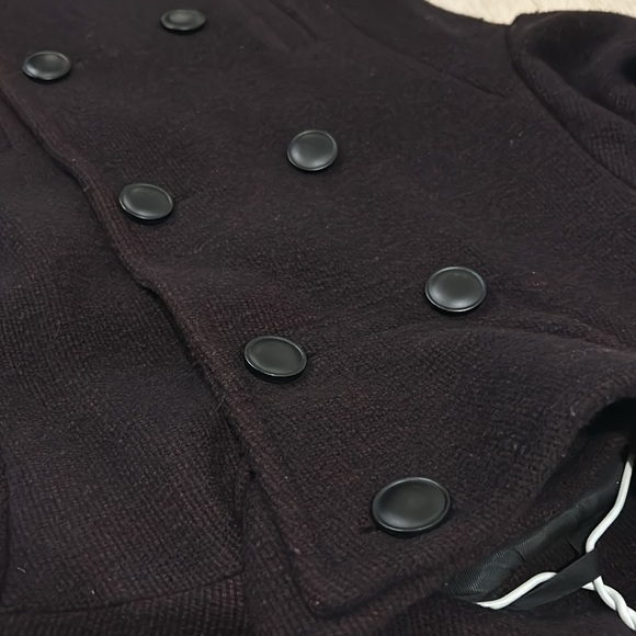 Babaton | Howell Wool Peacoat | Eggplant | Size S - Picture 6 of 8